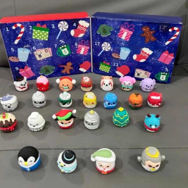 2025 Christmas Mini Animal Toys - 24 Days Micro Cute Animal Figures Toy Kids Advent Calendar,Mini Animal Model for Kids Boys Girls