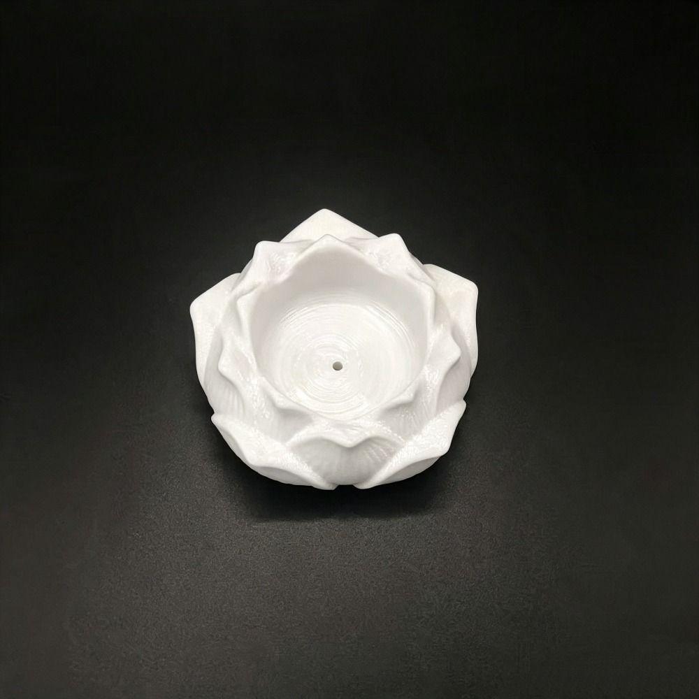 Chinese Style Lotus Incense Burner Minimalist Incense Stick Holder Tabletop Incense Base Tea Room