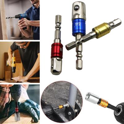 3/8 Piezas Adaptador de Vaso Vástago Hexagonal a Cabeza Cuadrada 1/4 3/8 1/2 Pulgada Varilla Conectora de Vaso Atornillador Neumático Barra de Extensión para Atornillador de Impacto