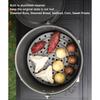 Camping Pot Cookware  Aluminum Lightweight Cooking Pot with Steamer for Outdoor Camping Hiking Meals 15L