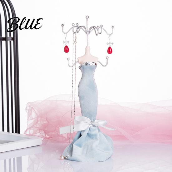 Soporte para Joyas Mini Maniquí Dama Maniquí Organizador con 8 Ganchos