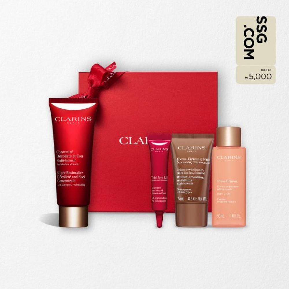 Clarins Super Restorative Neck Cream Set Nk Srnc SUPER RESTORATIVE NECK CREAM SET/gift wrap