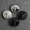 New 2025 Hot 4pcs 75mm Car Wheel Hub Cap Emblem for Mercedes Benz C180 E300 ML350 GLC W163 W166 W167 W204 W205 W212 W213 X253 W1