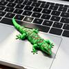 Realistic Gecko Decoration 3D Printed Articulated Figurine, Reptile Ornament with Movable Joints, Cute Posable Model Lizard Animal Figure for