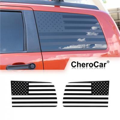 2xRear Window Decal N US Flag Sticker Trim Cover For  Dodge Nitro 07-2012