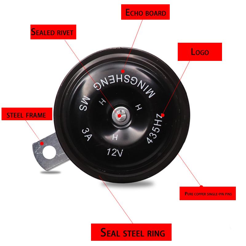 For Mitsubishi Pajero Multi-tone & Claxon Horns Whistle Horn Modification V97 V93 V73 V87 Pajero  Loud Volume Snail Horn