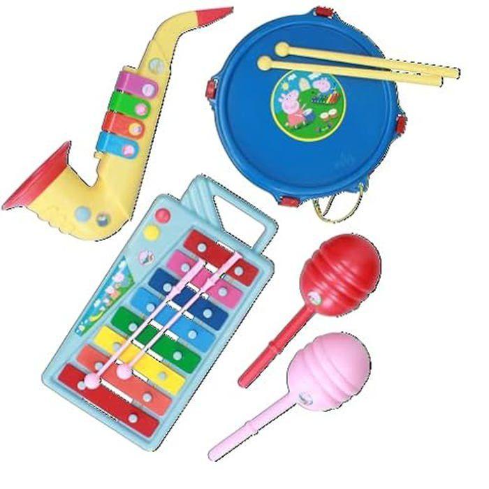 Ensemble Musique - REIG - 2324 - Xylophone 8 Notes - Tambour - Saxophone - Maracas