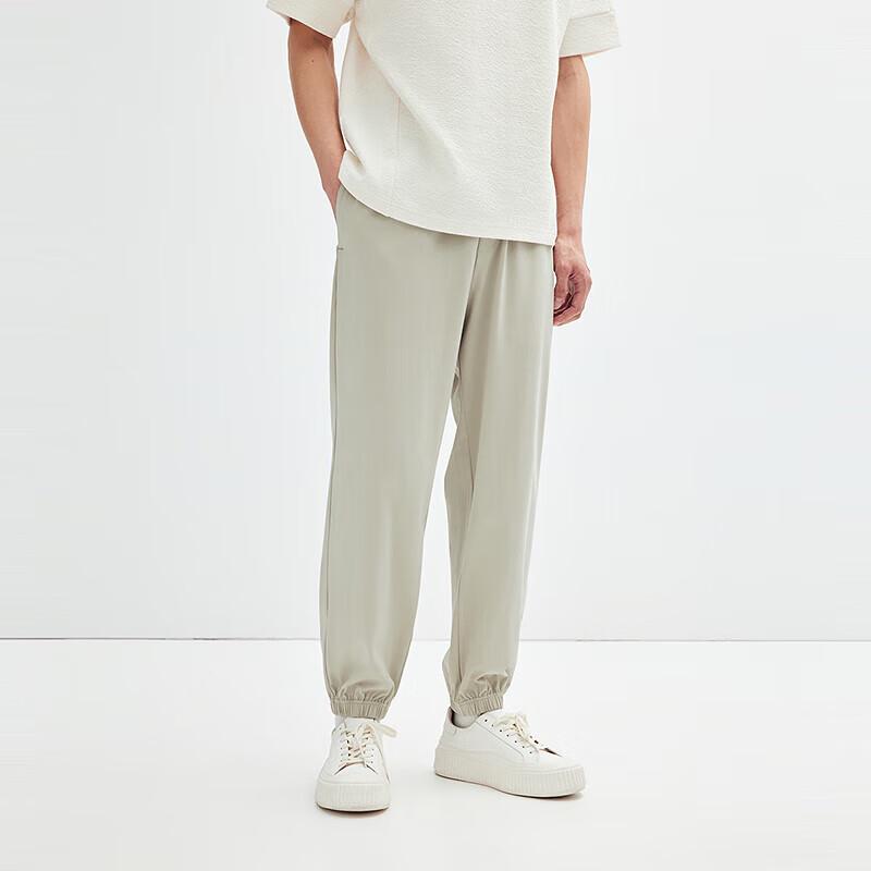 PEACEBIRD Men's Summer Tapered Knit Jogger Pants