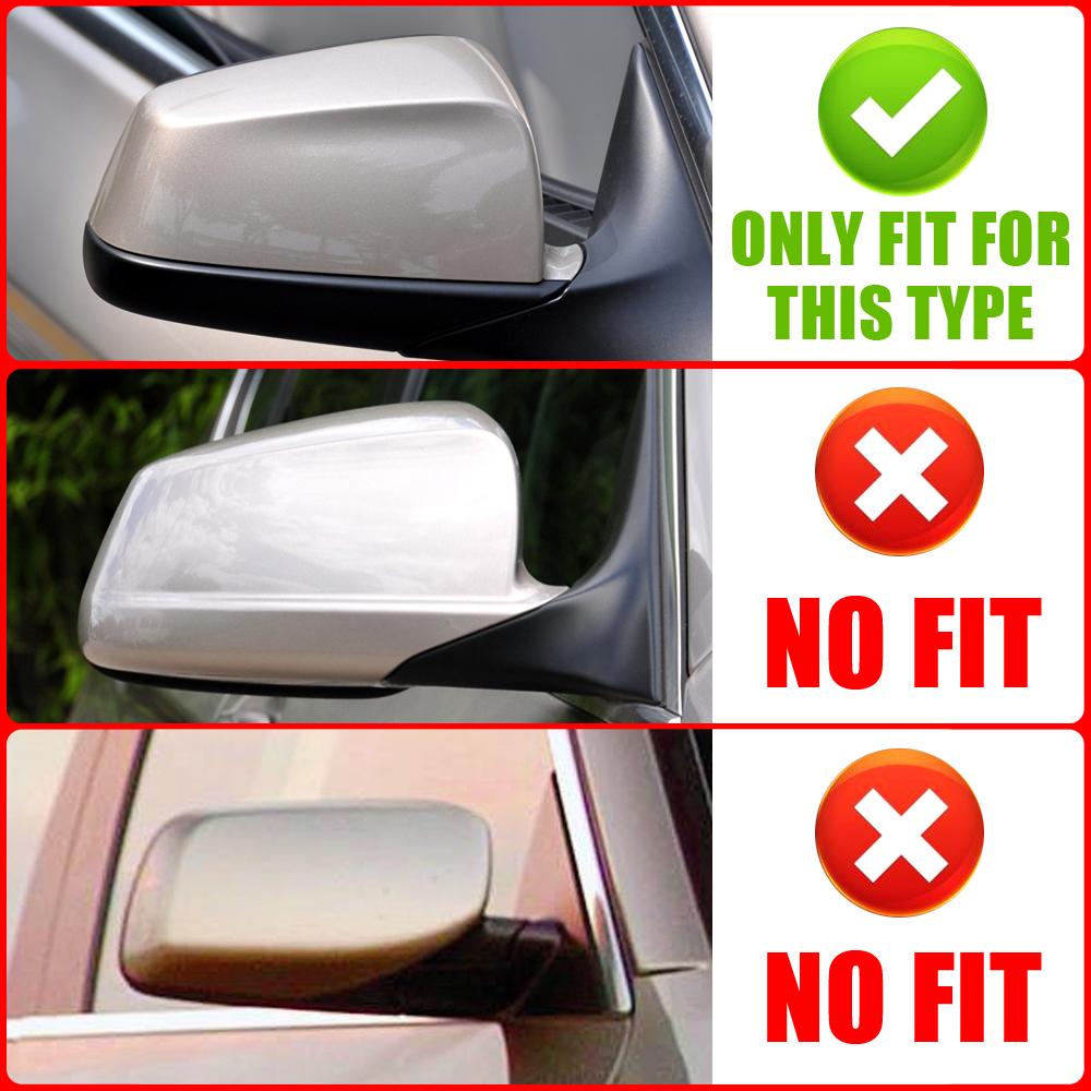 Capac capac al oglinzii retrovizoare pentru aripa laterală pentru BMW Seria 5 6 7 F01 F02 F03 F04 F06 F07 F10 F11 F12 F13 negru carbon tipuri de înaltă calitate