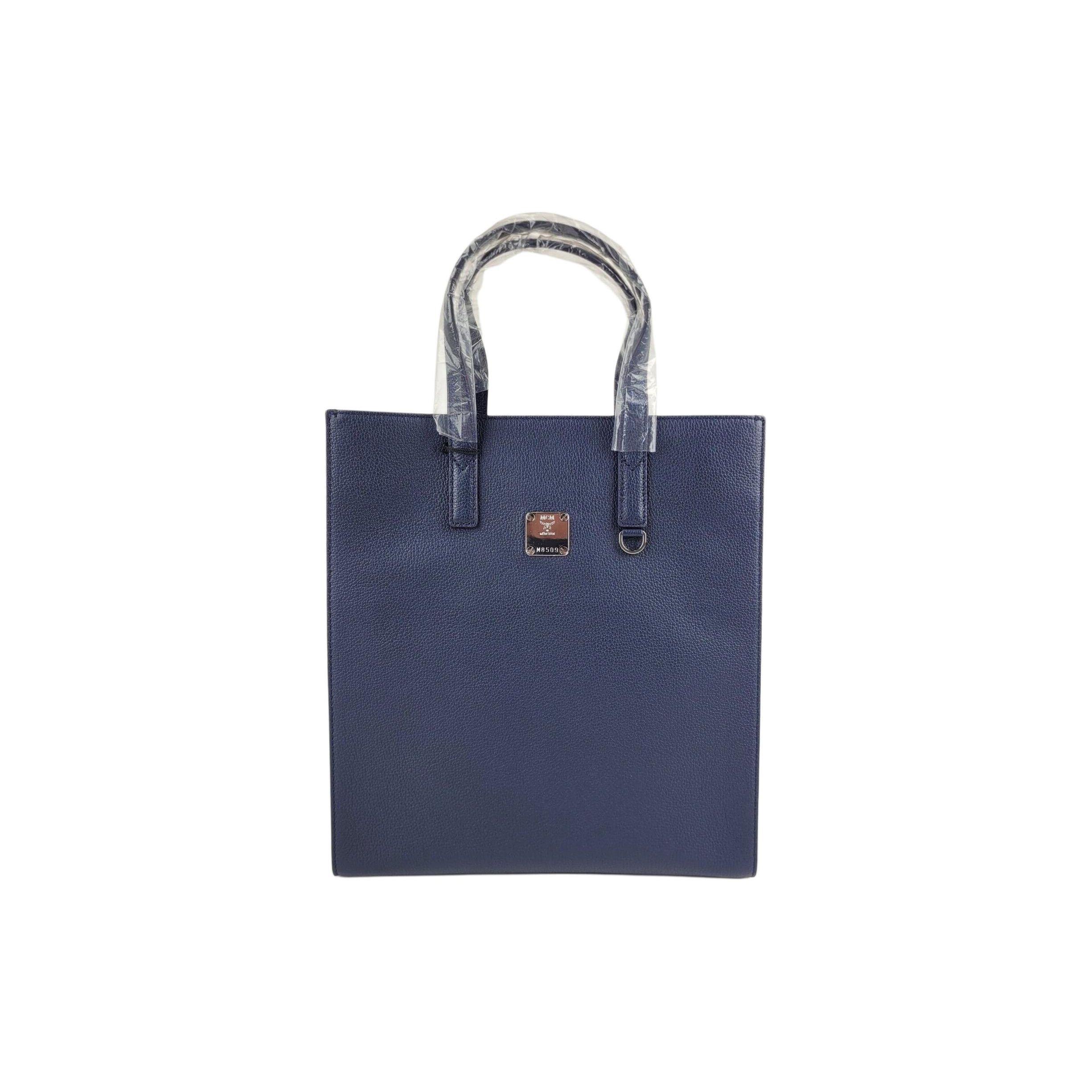 MCM Minimalist Logo Detachable Adjustable Shoulder Strap Leather Tote Shopping Bag Handheld Shoulder Crossbody Bag Medium Women tote MMTCATA03B1001 Basic Set BagDust Bag 20560₽