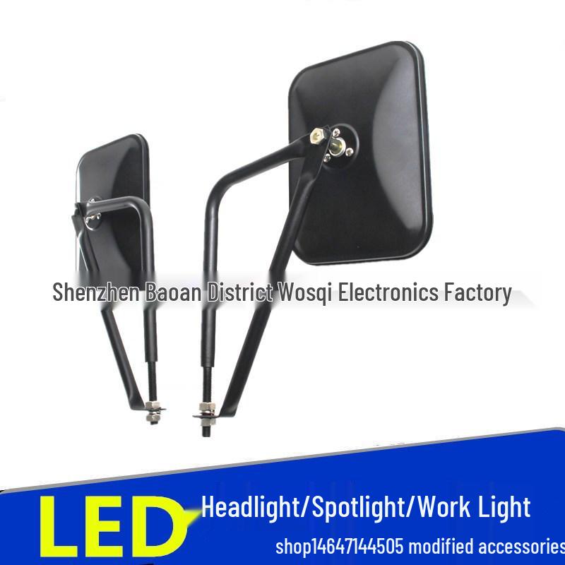 Jeep Wrangler A-Pillar Quick-Release Off-Road RR Style Rearview Mirror