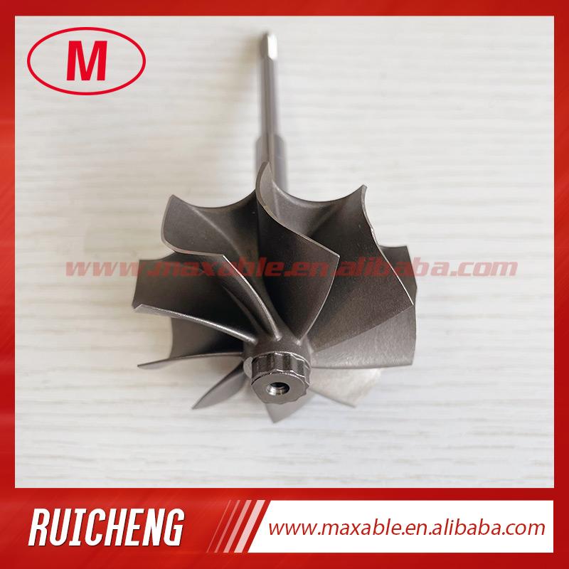 GTB25 51/53mm 9 Blades Journal Bearing Turbo Turbine Shaft&wheel