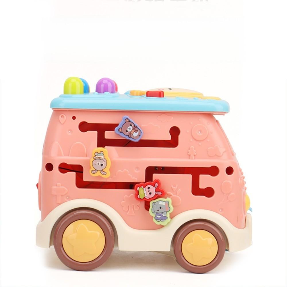 Puzzle Busy Musical Bus Multifunction Touch Learning Educational Toy  Outdoor Indoor