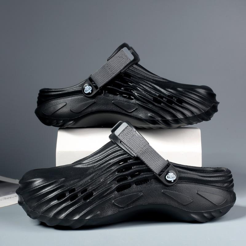 

hole shoes men s EVA soft sole 2025 new foreign trade large size 47 hole shoes camouflage printing beach shoes 47