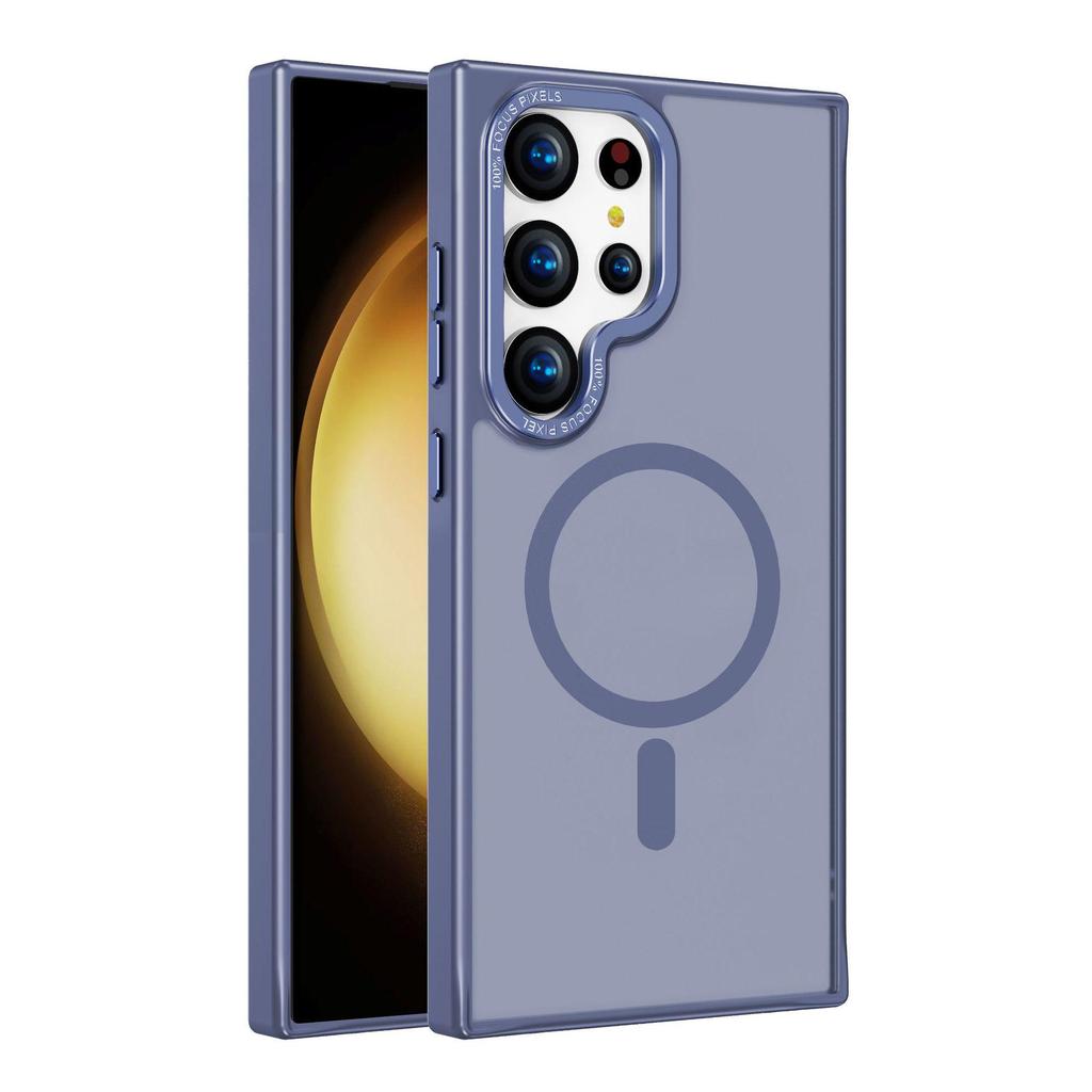 Samsung S25 Ultra Magsafe Frosted Magnetic Phone Case Skin-feel S24 Protective Cover