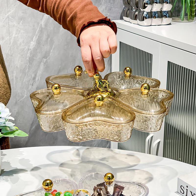 UOSU Amber Heart Rotating Snack Tray