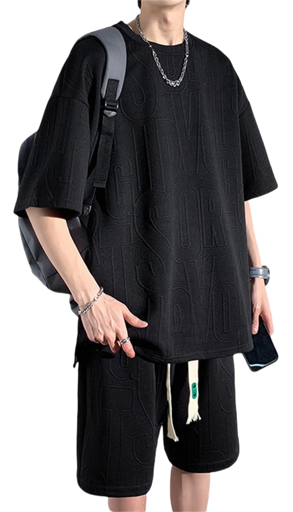 

KOSIKINI Летняя одежда Плюс Летний спортивный костюм Спортивный костюм Спортивная одежда Летний спортивный костюм Ученик старшей школы Летняя спортивная одежда Спортивный костюм Бренд чёрный