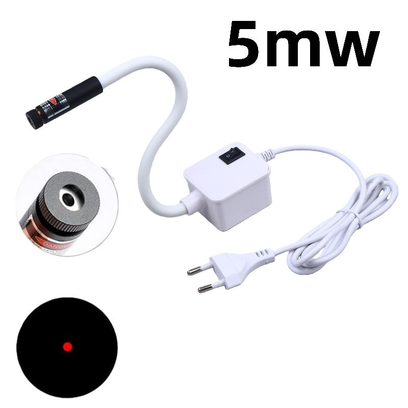 1Pcs Red Night Lamp Eu/Us Plug Laser Infrared Sewing Machine Position Light Magnetic Mounted For Factory Drills Lathes