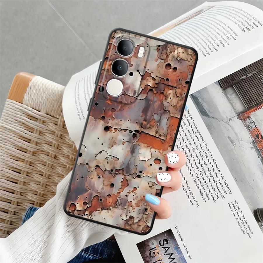 

Rust Art Phone Cover Case for Vivo V25 V30 Y53S Y75 Y81 V27 V21E V23 Y51S Y78 Y52S Y93 Y71 Y91 V29 Y50 Y95 vivo V29