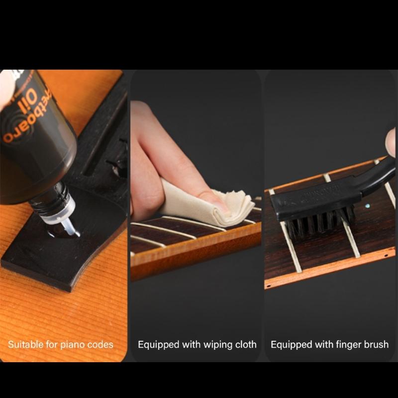 Guitar Fretboard Conditioning Oil Lemon Based Formula Suitable for Moisturizing and Protecting String Instruments