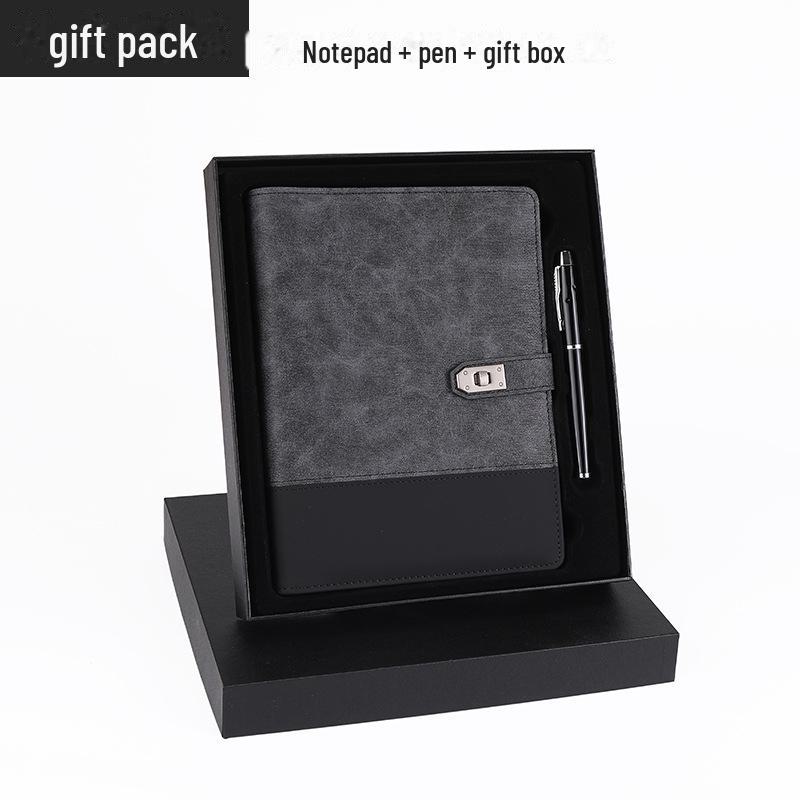 

Набор делового блокнота А5 на кольцах с подарочной коробкой - Настраиваемый блокнот для записи встреч 233x175