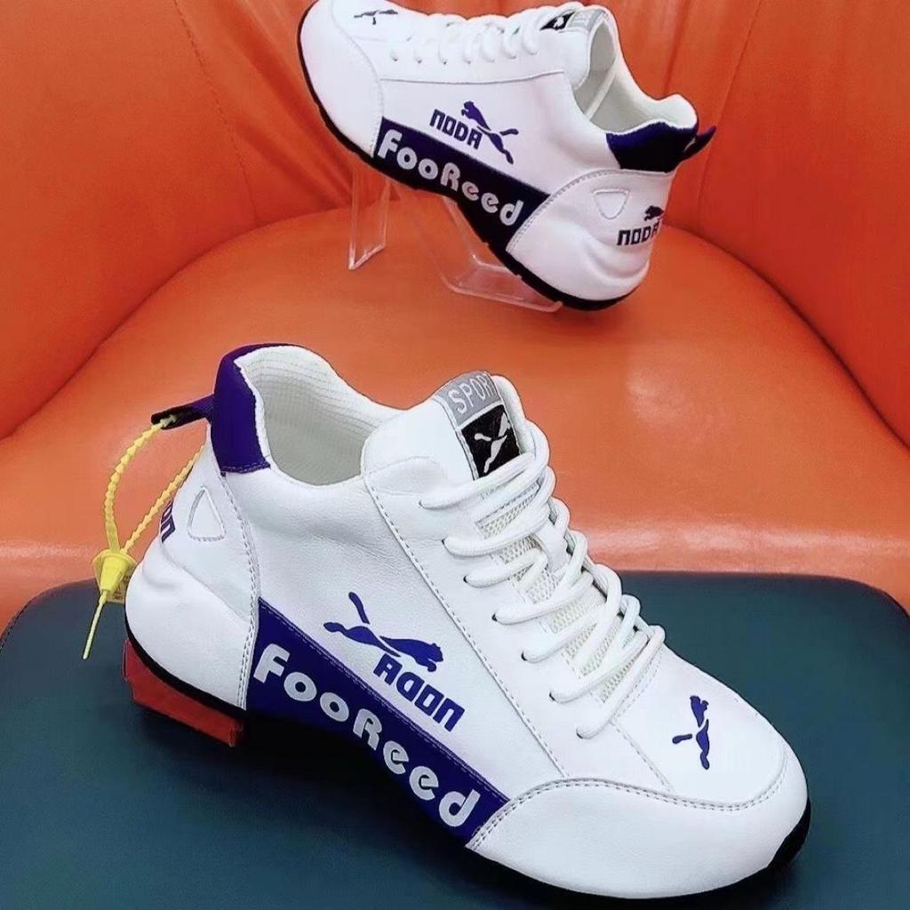 2025 Breathable Casual Korean Leather Shoes - Unisex Trendy Running and Everyday Wear Sneakers