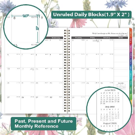 2025-2028 Monthly Planner- 3 Year Monthly Planner 25-28, JUL 2025 - JUN 2028, Monthly Planners/Calendar 2025-2028, 9" x 11", 2025-2026 Academic