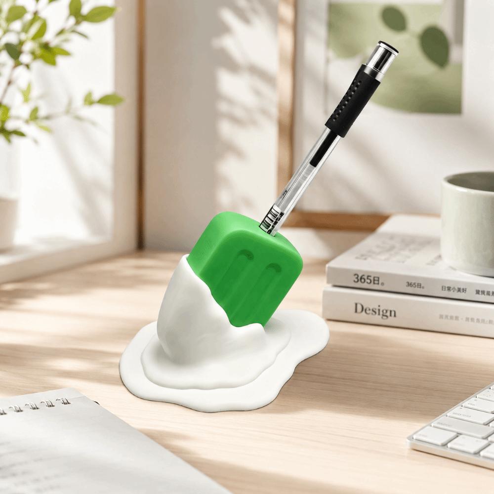 Popsicle Shape Pen Holder 3D Printed Pen Stand Ice Cream Pencil Holder Gift For Enthusiasts