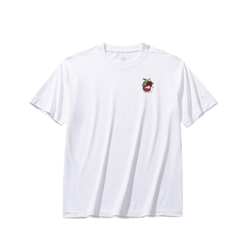 

Anta Comfortable Simple Versatile Sports Round Neck Printed Short Sleeve T-Shirt Unisex Tops 172538106R-1 M