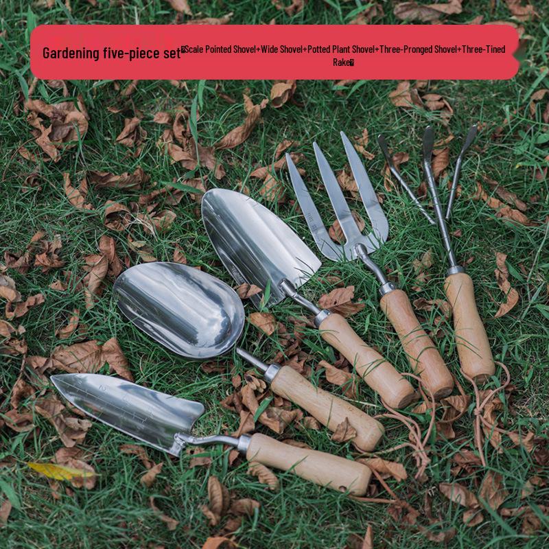 

Садова лопата з нержавіючої сталі для ґрунту та квітів, універсальна для піску та моря, ідеальна для домашнього садівництва