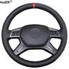 Hand Sewing Car Steering Wheel Cover For Mercedes Benz GL350 ML350 Car Styling