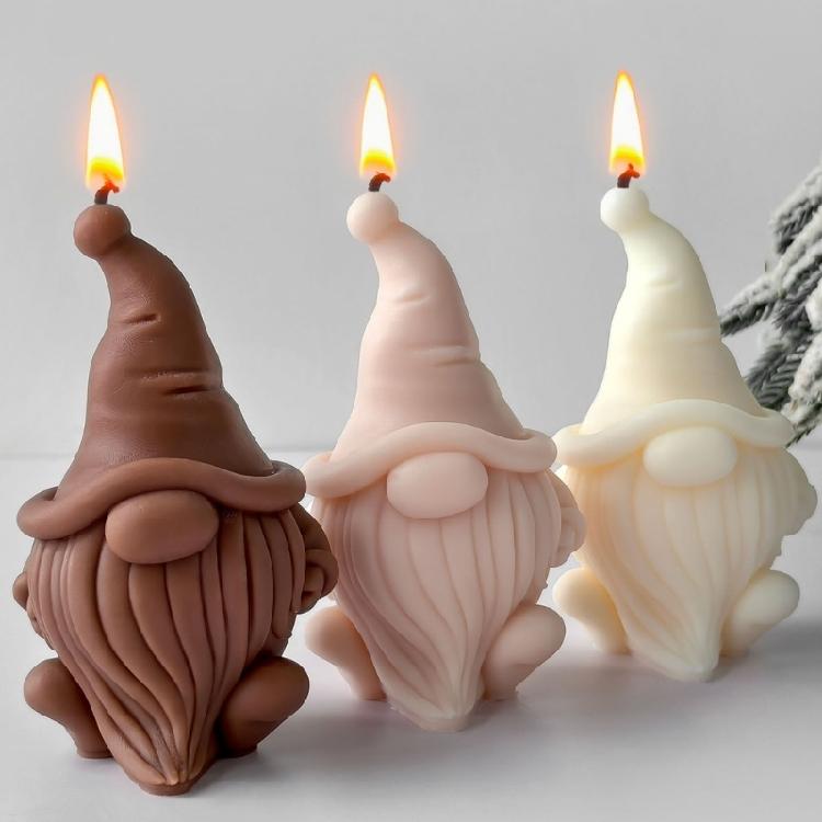 Dwarf Silicone Mould Easy Demolding Multipurpose Silicone Mould For Handmade Candle Soap Holiday Decoration