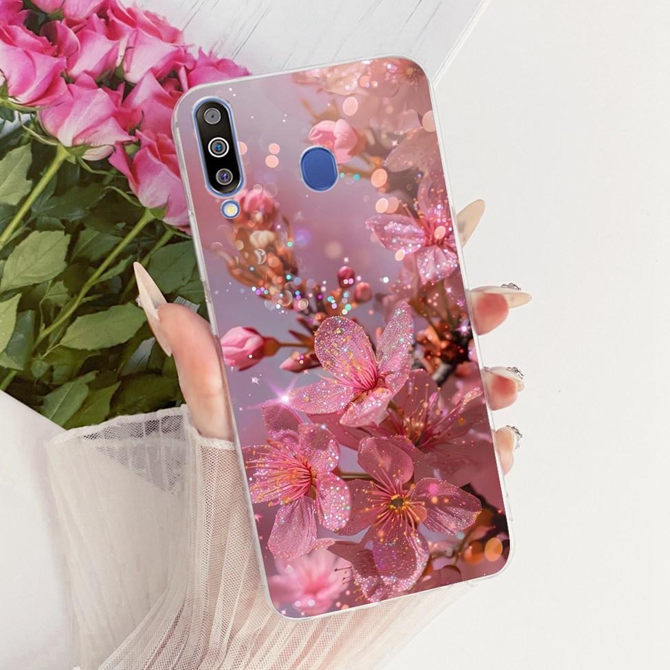 Für Samsung A40S Hülle Transparent Niedliche Katze Mode Schmetterling Lustig Bemaltes Gehäuse Für Samsung Galaxy A40S Abdeckung SM-A3050