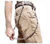 Biker-Decor Skull Wallet Chain with Hook Snap Closure Punk Skull Trouser Chain Hip-hop Cool Style Pant Chain Ornament
