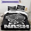 3pcs Nash Tackle Pattern Bedding Set Duvet Cover Set Includes Duvet Cover &pillowcases, Perfect All Season Bedroom Decoration & Gift