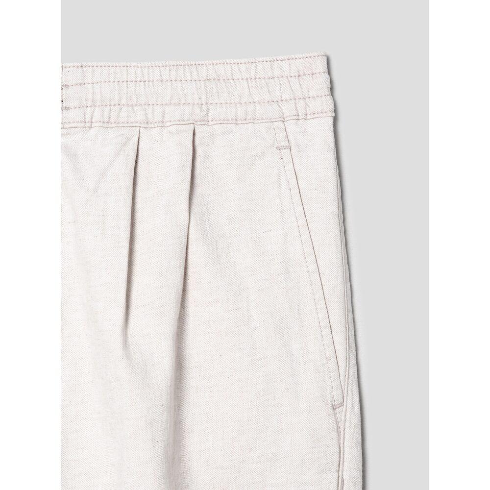 SHIFT.G Officer Pleats Denim Pants Ivory