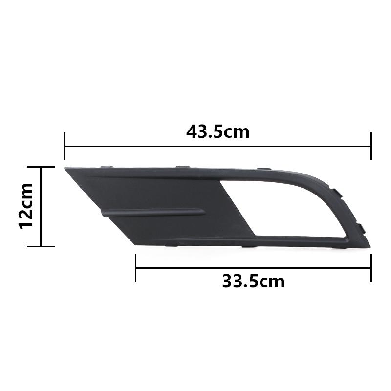 For VW Jetta MK6 2015 2016 2017 2018 Front Bumper Fog Light Frame Cover Cap Foglamp Hood Lid Bezel 5C6853665E 5C6853666E