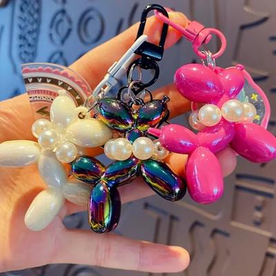 Portachiavi Acrilico Stiloso, Accessorio Resistente e Chic per Chiavi Auto per Uomo e Donna, Regalo Perfetto per Amici, Accessori Ciondolo per Borsa