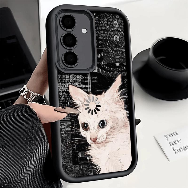 Phone Case for Samsung Galaxy A17 A16 A15 A14 A13 Funny Cats Fashion Style A56 A36 A26 A55 A35 A25 A54 A34 A24 A53 A33 A23 A07 A