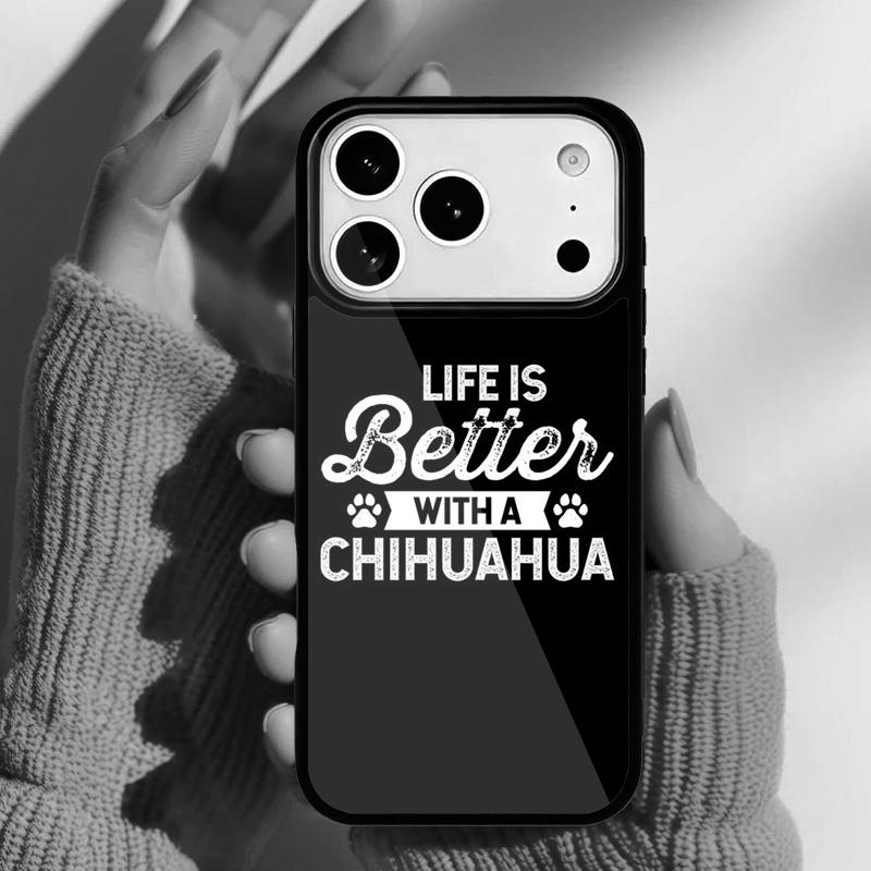 Super Cool Chihuahua Dog Phone Case for iPhone 17 Air 16e 15 14 13 Pro Max Back Cover for 12 11 Pro Coque