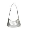 PU Leather Half-Mo Crossbody Bag Versatile Purse Wallets PU Leather Shoulder Bag Korean Style Messenger Bag Underarm Bag Party