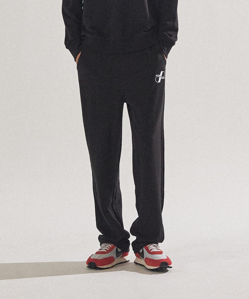 PALAP Signature Logo Embroidered Semi-Wide Training Pants_Pl24S3Pt008_Bk