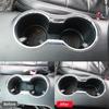 For Ford Mustang GT 2015-2021 Car Accessories Carbon Fiber Interior Auto Water Cup Slot Gasket Trim Cover Sticker Decal Decor