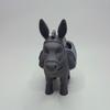 Yousheng Donkey Ornament, Planter And Desktop Storage Design, 3D Printed Matte Texture Statue, for Small Items Garden Accessories