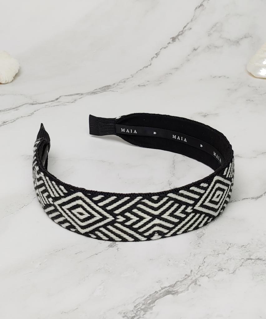 Maia Geometric Pattern Headband