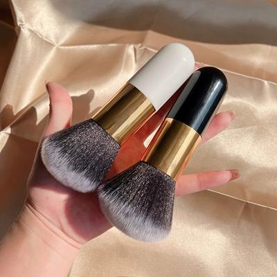 Großes loses Puder, Honigpinsel, Puder Rouge Pinsel, Make-up Werkzeug, Puder Rouge und Bronze Weicher Nylon Pinsel, Professioneller Make-up Pinsel