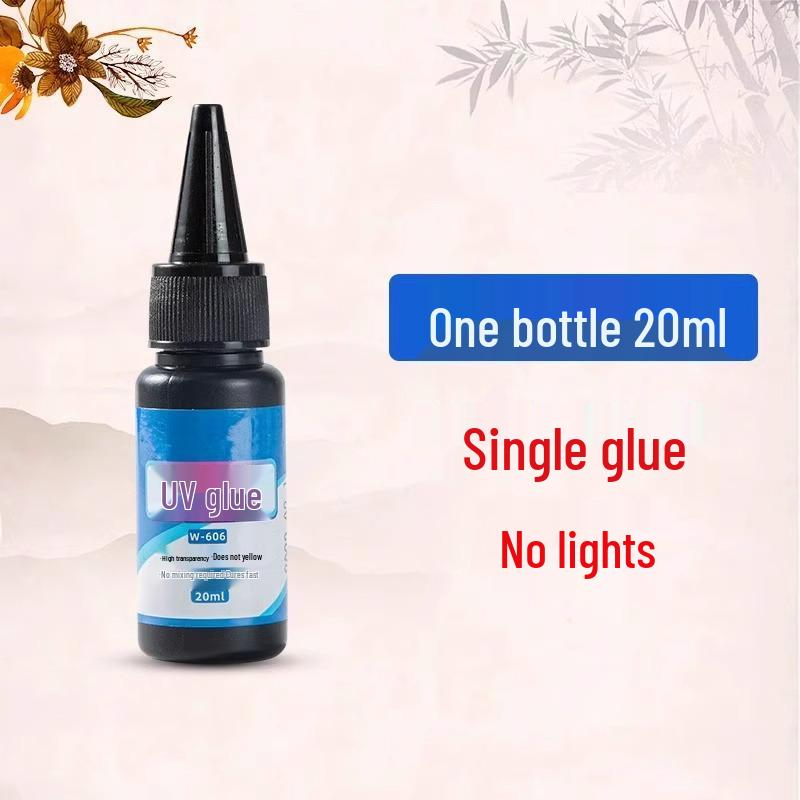 3018 Quick-Dry Transparent UV Glue for Metal & Acrylic - Waterproof Adhesive