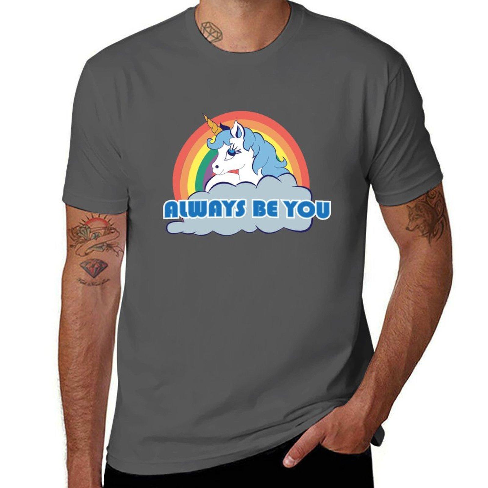 

Unicorn always be you T-Shirt cotton t shirts high quality t shirts for man cotton soft T-Shirt 4XL