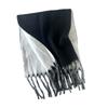 Autumn and Winter Scarf New Women's Shawl Long Fringed Beard Green Thickened Solid Color Scarf