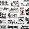 50 ks Vtipné USDM Herafra Sticker Bomb Paródia Nálepky JDM Drift Pretekárske Auto Nálepky